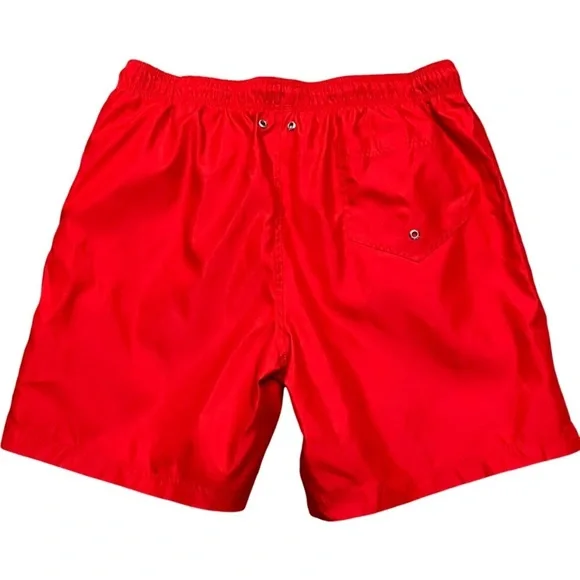 LANDS’ END Men’s Swim Trunks SIZE Large Lined Inside/Side Pockets Drawstring NEW - Picture 6 of 10